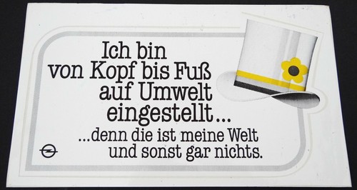 Werbe aufkleber opel - werbe-aufkleber,