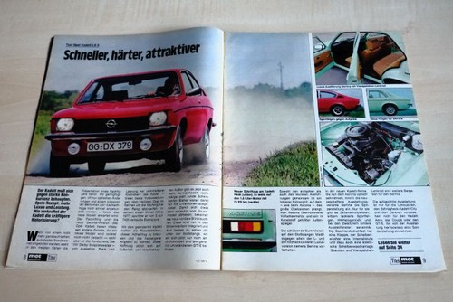 Mot 1977 opel kadett - 12/1977,