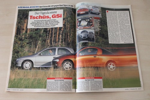 Auto bild 1994 opel tigra - opel,