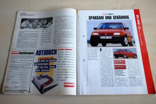 Mot 1991 opel astra - mot, 1.6i