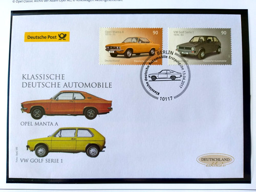 Brd 2017 fdc automobile opel - brd,