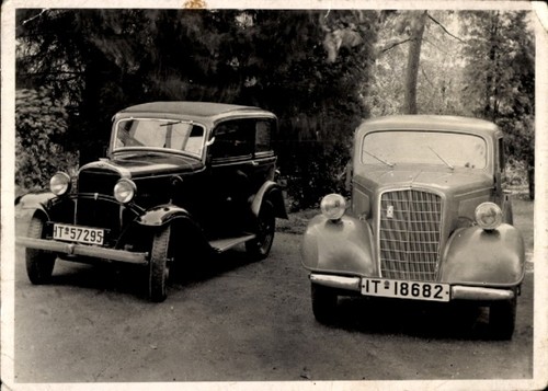 Foto zwei automobile opel - foto, p