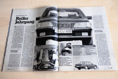 Mot 1984 opel senator - 10/1984,