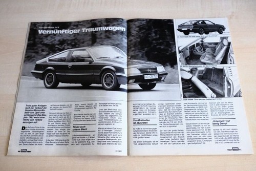 Mot 1983 opel monza 0 - opel, 3.0