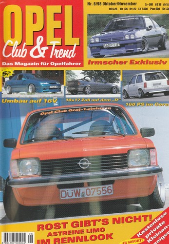 Opel club trend - &, 06/1998