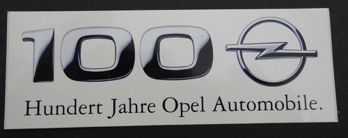 Werbe aufkleber 100 hundert - 100,