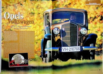 Oldtimer markt 2400 opel p4 - oldtimer,