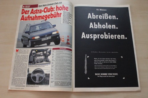 Auto bild 1991 opel - auto, 43/1991