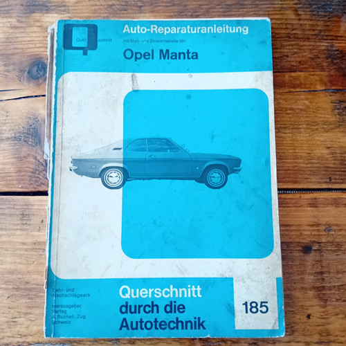 Werkstatthandbuch opel manta - werkstatthandbuch,