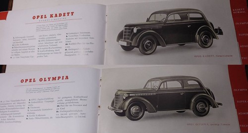Automobile prospekt opel - automobile,