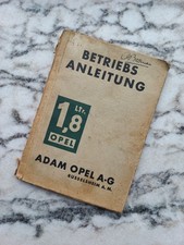 Betriebs Anleitung ADAM OPEL